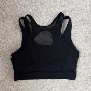 Lululemon Black Jog Bra